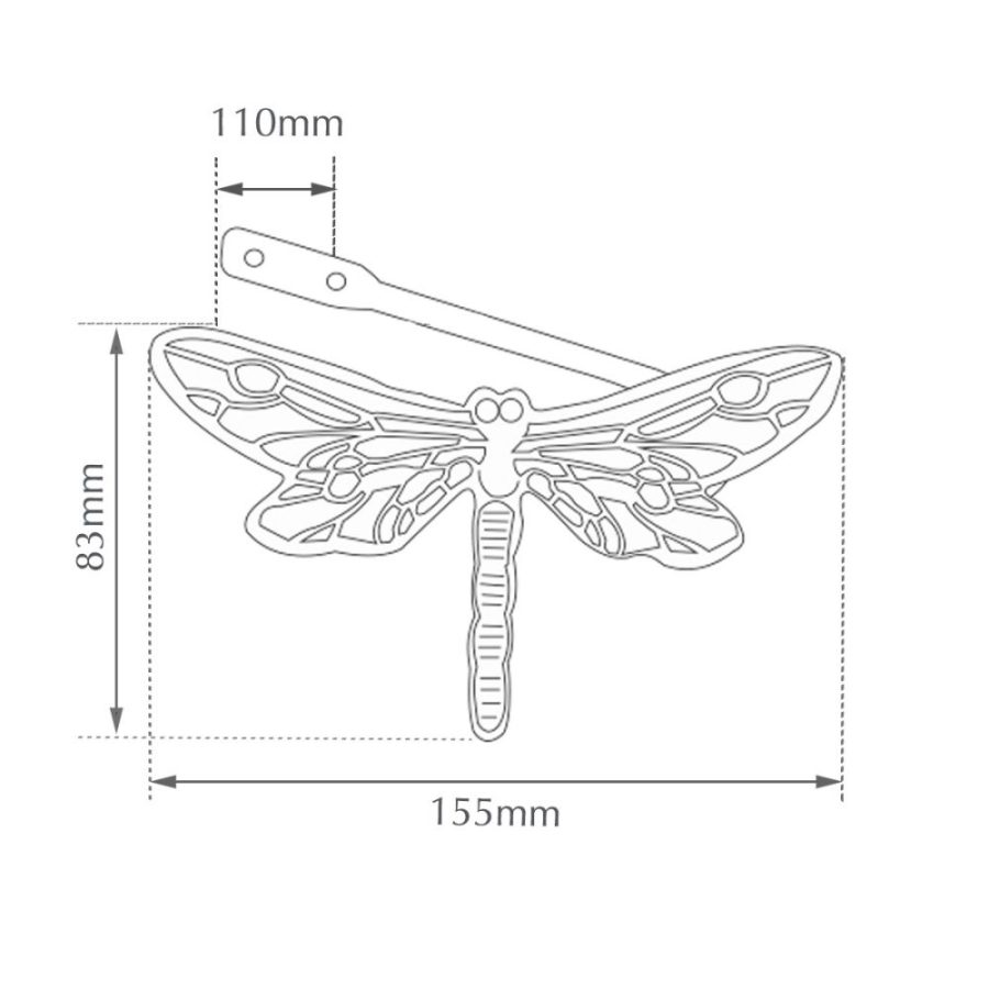 dragonfly holdback measurement