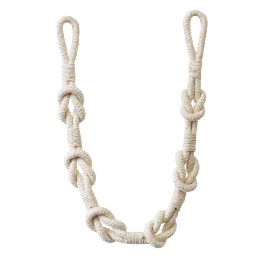 shanklin chain linked tiebacks cotton