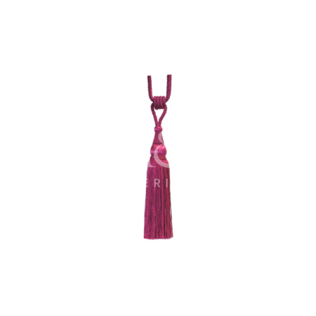 monaco large fuchsia tassel tiebacks